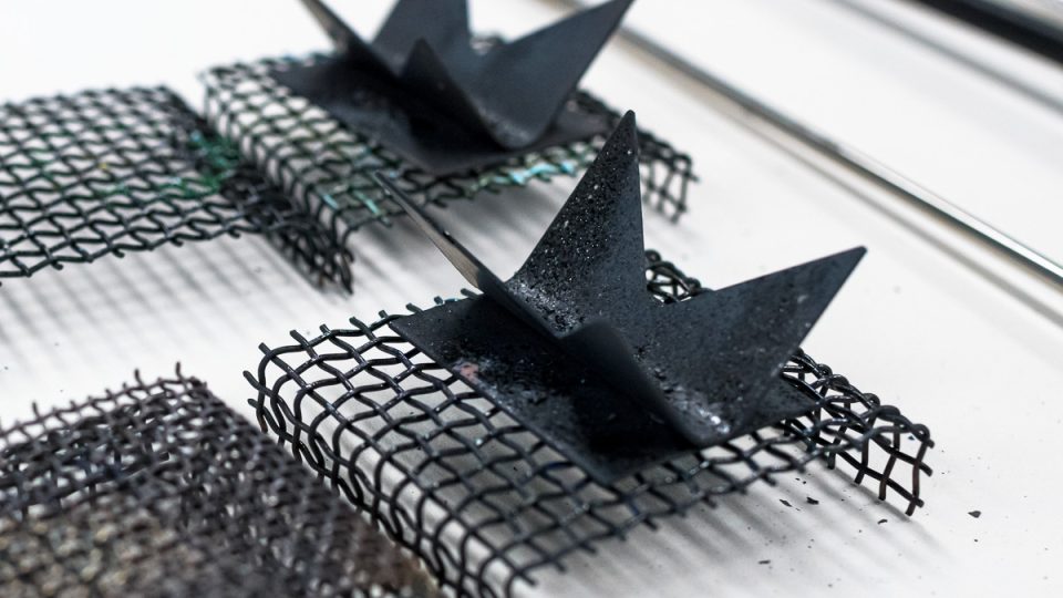 Enamelling equipment in the workshop kingham jewellery school